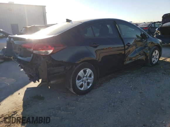 2017 Kia Forte LX with VIN 3KPFK4A71HE039139, listed as a Copart auction lot 47027835 with 43,447 mi miles and Salvage Title. Bid and sale history available at carsss.com. Image 3.