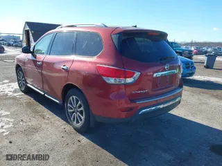 2014 Nissan Pathfinder Platinum with VIN 5N1AR2MM3EC692467, listed as a IAAI auction lot 41343012 with 138,979 mi miles. Bid and sale history available at carsss.com. Image 3.