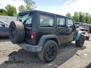 2017 Jeep Wrangler Unlimited Sport with VIN 1C4BJWDG7HL604106, listed as a Copart auction lot 65230065 with 143,628 mi miles and Clean title. Bid and sale history available at DreamBid. Image 3.