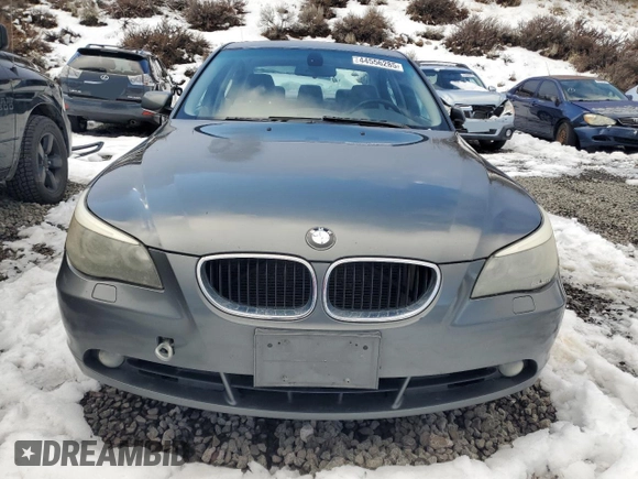2006 BMW 5 Series 530xi with VIN WBANF73526CG66448, listed as a Copart auction lot 44556285 with 147,438 mi miles and Salvage Title. Bid and sale history available at DreamBid. Image 5.