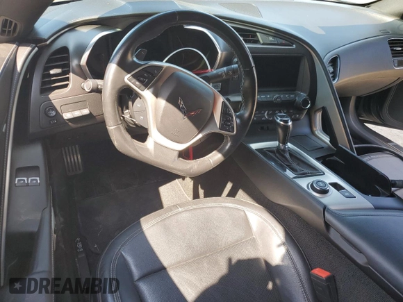 2019 Chevrolet Corvette Z51 2LT with VIN 1G1YK2D72K5101622, listed as a Copart auction lot 68427404 with 46,525 mi miles and Salvage Title. Bid and sale history available at carsss.com. Image 8.