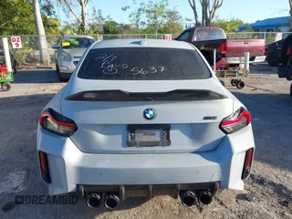 2024 BMW M2 with VIN 3MF13DM04R8E25637, listed as a IAAI auction lot 41556777 with 18,810 mi miles. Bid and sale history available at carsss.com. Image 16.