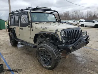 2017 Jeep Wrangler Unlimited Sport with VIN 1C4BJWDG1HL676550, listed as a Copart auction lot 49780485 with 72,723 mi miles and Salvage Title. Bid and sale history available at carsss.com. Image 4.