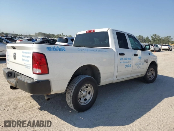 2021 Ram 1500 Tradesman z VIN 1C6RR6FG8MS550584, wystawiony jako Copart lot #74936194 z przebiegiem 49 515 mil mil oraz Szkoda całkowita • Salvage title. Historia ofert i sprzedaży dostępna na DreamBid. Obrazek 3.