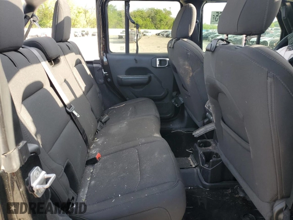 2020 Jeep Wrangler Unlimited Sport S with VIN 1C4HJXDG8LW207687, listed as a Copart auction lot 53818565 with 72,749 mi miles and Salvage title. Bid and sale history available at DreamBid. Image 11.