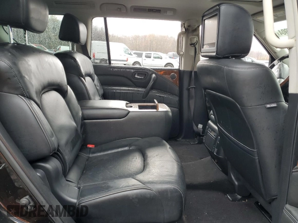 2018 Infiniti QX80 with VIN JN8AZ2NE0J9190068, listed as a Copart auction lot 81597904 with Not provided miles and Salvage title. Bid and sale history available at DreamBid. Image 11.