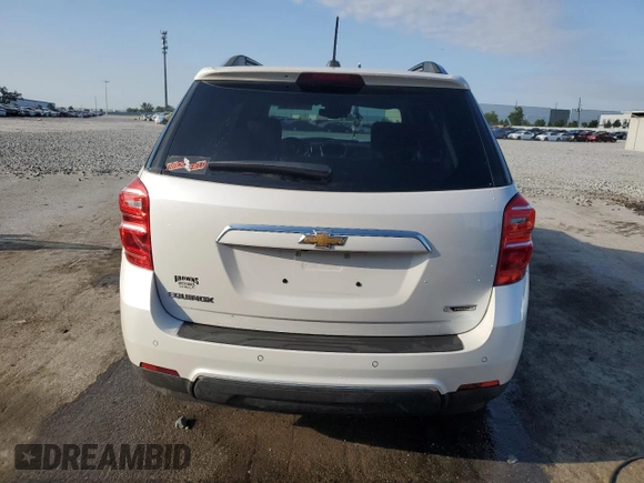 2017 Chevrolet Equinox Premier with VIN 2GNALDEK4H6292825, listed as a Copart auction lot 52764015 with 106,385 mi miles and Salvage Title. Bid and sale history available at carsss.com. Image 6.
