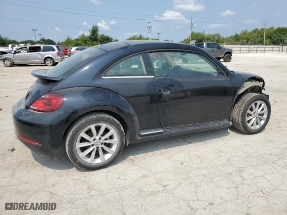 2018 Volkswagen Beetle SE with VIN 3VWJD7AT1JM727699, listed as a Copart auction lot 64078744 with 44,129 mi miles and Salvage Title. Bid and sale history available at carsss.com. Image 3.