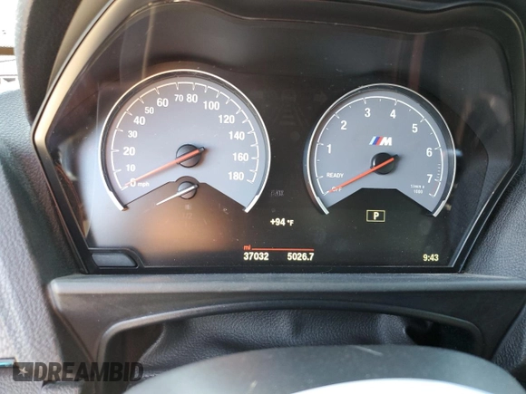 2017 BMW M2 with VIN WBS1H9C56HV886695, listed as a Copart auction lot 69318424 with 37,032 mi miles and Salvage Title. Bid and sale history available at carsss.com. Image 9.