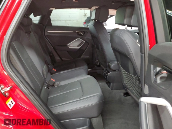 2023 Audi Q3 S line Premium Plus with VIN WA1EECF35P1040308, listed as a Copart auction lot 60119435 with 12,244 mi miles and Salvage title. Bid and sale history available at DreamBid. Image 11.