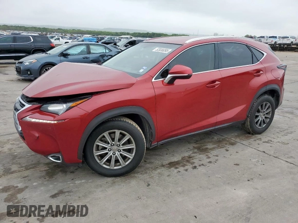 2017 Lexus NX with VIN JTJYARBZ9H2059934, listed as a Copart auction lot 52036095 with 121,676 mi miles and Salvage Title. Bid and sale history available at carsss.com. Image 1.