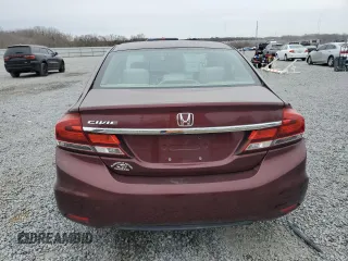 2014 Honda Civic Sedan LX with VIN 19XFB2F59EE056276, listed as a Copart auction lot 47921485 with 191,868 mi miles and Salvage Title. Bid and sale history available at carsss.com. Image 6.