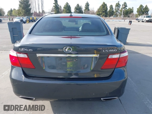 2008 Lexus LS 460 with VIN JTHBL46F185079002, listed as a IAAI auction lot 41724629 with Not Provided miles and . Bid and sale history available at DreamBid. Image 16.