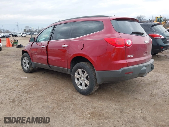 2012 Chevrolet Traverse 1LT with VIN 1GNKRGED9CJ330924, listed as a IAAI auction lot 41832593 with 159,303 mi miles and . Bid and sale history available at DreamBid. Image 3.