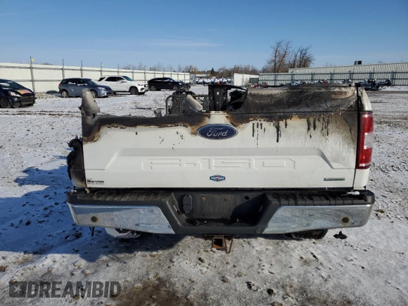 2018 Ford F-150 XL with VIN 1FTFW1EG4JFC61439, listed as a Copart auction lot 50991775 with 0 mi miles and Non Repairable. Bid and sale history available at carsss.com. Image 6.