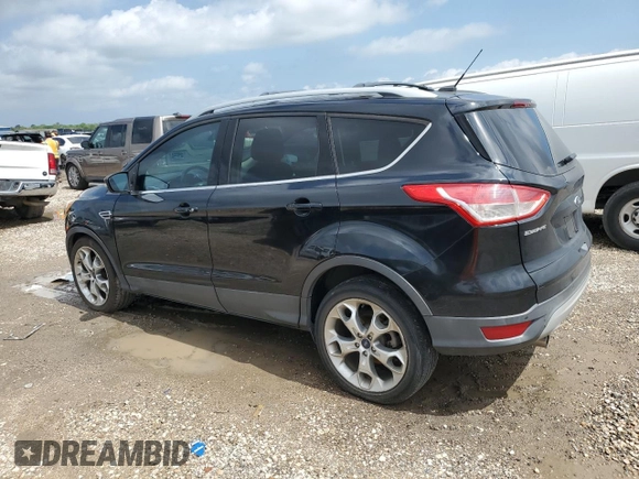 2013 Ford Escape Titanium z VIN 1FMCU0J98DUD37329, wystawiony jako Copart lot #50832495 z przebiegiem 94 386 mil mil oraz Szkoda całkowita • Salvage title. Historia ofert i sprzedaży dostępna na DreamBid. Obrazek 2.