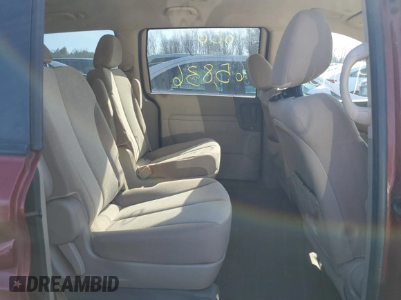 2012 Kia Sedona LX with VIN KNDMG4C71C6418257, listed as a Copart auction lot 49045125 with 65,836 mi miles and Salvage Title. Bid and sale history available at carsss.com. Image 11.