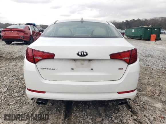 2013 Kia Optima LX z VIN KNAGM4A76D5349580, wystawiony jako Copart lot #43400545 z przebiegiem 156 241 mil mil oraz Szkoda całkowita • Salvage title. Historia ofert i sprzedaży dostępna na DreamBid. Obrazek 6.