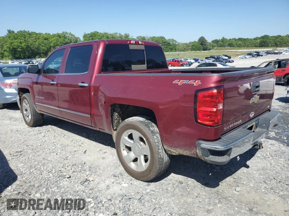 2015 Chevrolet Silverado 1500 LTZ with VIN 3GCUKSEC2FG151887, listed as a Copart auction lot 52625675 with 166,286 mi miles and Salvage Title. Bid and sale history available at carsss.com. Image 2.
