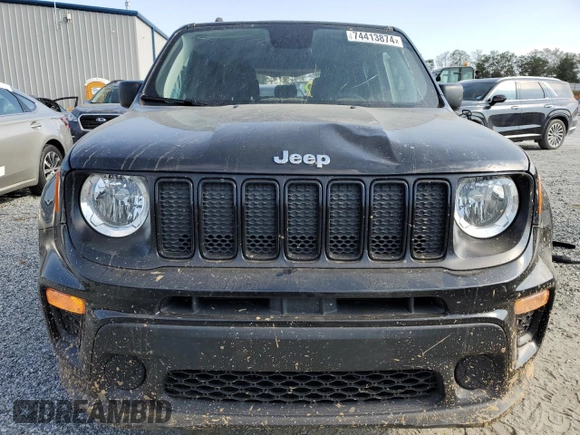 2020 Jeep Renegade Jeepster with VIN ZACNJBAB1LPL76071, listed as a Copart auction lot 74413874 with 53,471 mi miles and Salvage Title. Bid and sale history available at carsss.com. Image 5.