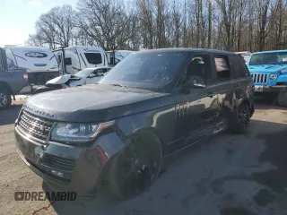 2014 Land Rover Range Rover Supercharged with VIN SALGS2EF1EA134544, listed as a Copart auction lot 89389965 with 168,103 mi miles and Salvage Title. Bid and sale history available at DreamBid. Image 1.