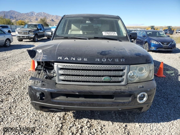 2007 Land Rover Range Rover Sport SC with VIN SALSH23427A998290, listed as a Copart auction lot 77623724 with 198,611 mi miles and Salvage Title. Bid and sale history available at carsss.com. Image 5.