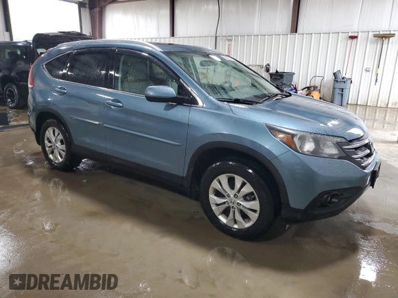 2013 Honda CR-V EX-L with VIN 5J6RM4H71DL033219, listed as a Copart auction lot 52602545 with 120,312 mi miles and Salvage Title. Bid and sale history available at carsss.com. Image 4.