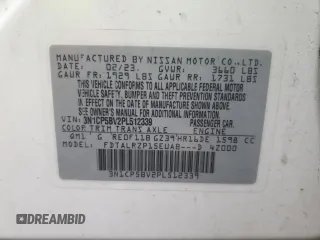 2023 Nissan Kicks S z VIN 3N1CP5BV2PL512339, wystawiony jako Copart lot #59963495 z przebiegiem 93 214 mil mil oraz Czysty tytuł • Clean title. Historia ofert i sprzedaży dostępna na DreamBid. Obrazek 12.