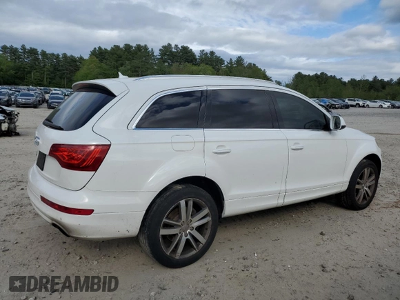 2011 Audi Q7 Premium Plus with VIN WA1LGAFE3BD008004, listed as a Copart auction lot 57505045 with 206,268 mi miles and Clean title. Bid and sale history available at DreamBid. Image 3.