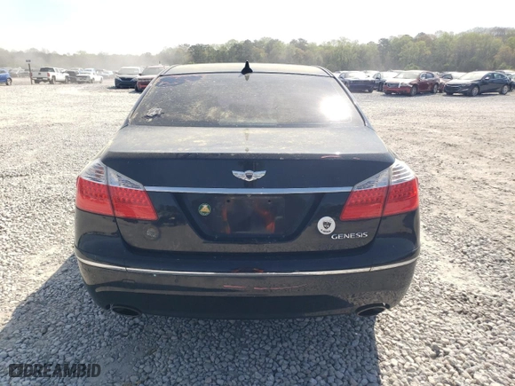 2009 Hyundai Genesis with VIN KMHGC46E19U039312, listed as a Copart auction lot 51131965 with 234,586 mi miles and Salvage Title. Bid and sale history available at carsss.com. Image 6.