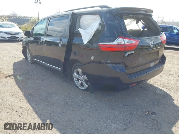 2016 Toyota Sienna LE AAS with VIN 5TDKK3DC8GS739715, listed as a IAAI auction lot 42015201 with 68,417 mi miles. Bid and sale history available at carsss.com. Image 3.