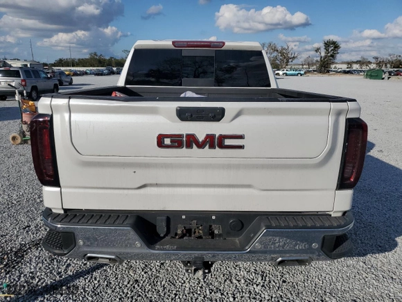 2022 GMC Sierra 1500 SLT with VIN 3GTUUDET3NG645163, listed as a Copart auction lot 86171684 with 45,344 mi miles and Salvage Title. Bid and sale history available at carsss.com. Image 6.