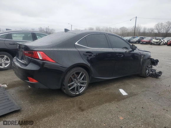 2014 Lexus IS 250 with VIN JTHCF1D2XE5014168, listed as a Copart auction lot 43897225 with 147,657 mi miles and Salvage Title. Bid and sale history available at carsss.com. Image 3.