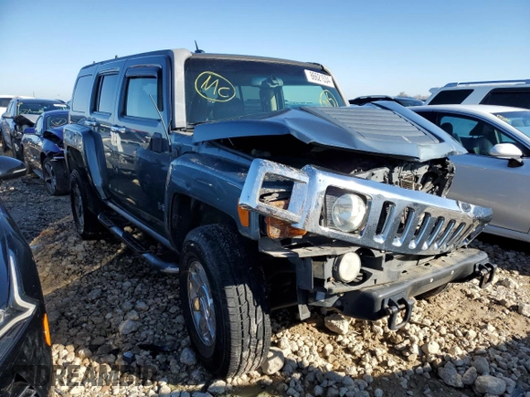 2006 Hummer H3 with VIN 5GTDN136168175028, listed as a Copart auction lot 86621534 with 201,128 mi miles and Salvage Title. Bid and sale history available at DreamBid. Image 4.