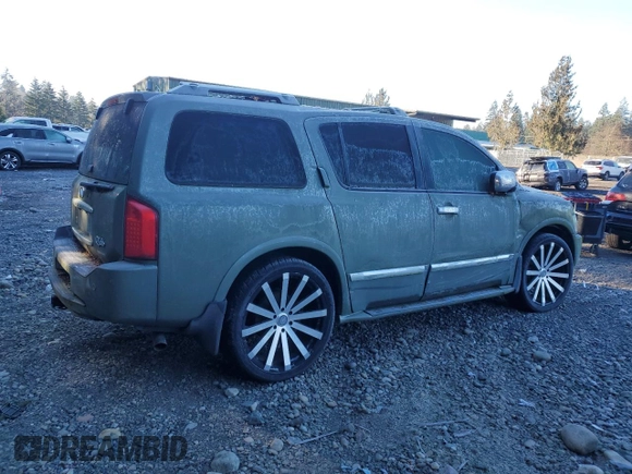 2004 Infiniti QX56 with VIN 5N3AA08C34N801615, listed as a Copart auction lot 42969515 with 0 mi miles and Salvage Title. Bid and sale history available at carsss.com. Image 3.