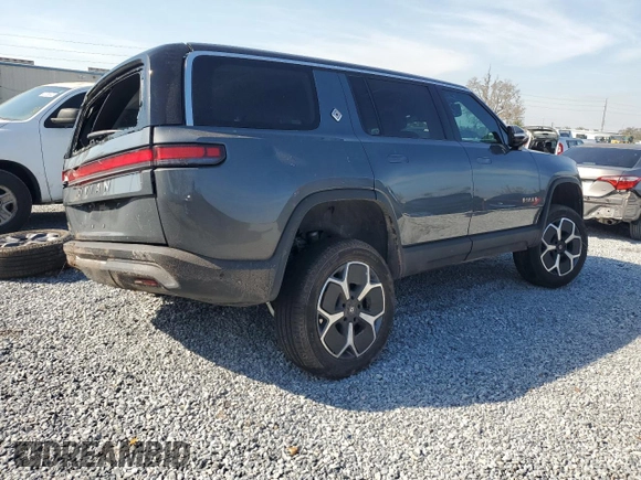 2024 Rivian R1S Adventure with VIN 7PDSGABA1RN030438, listed as a Copart auction lot 43439225 with 0 mi miles and Salvage Title. Bid and sale history available at carsss.com. Image 3.