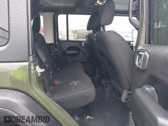 2021 Jeep Wrangler Unlimited Willys with VIN 1C4HJXDN5MW592125, listed as a IAAI auction lot 40821100 with 82,109 mi miles and . Bid and sale history available at DreamBid. Image 8.