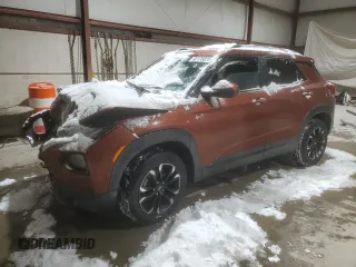 2021 Chevrolet TrailBlazer LT with VIN KL79MRSL3MB001755, listed as a Copart auction lot 46028375 with Not Provided miles and Salvage Title. Bid and sale history available at DreamBid. Image 1.