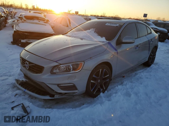 2017 Volvo S60 Dynamic with VIN YV126MFL6H2423031, listed as a Copart auction lot 87505455 with 111,130 mi miles and Salvage Title. Bid and sale history available at carsss.com. Image 1.