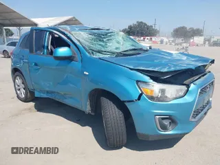 2014 Mitsubishi Outlander Sport ES with VIN 4A4AP3AU8EE029316, listed as a IAAI auction lot 41993585 with 159,688 mi miles. Bid and sale history available at carsss.com. Image 1.