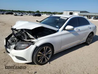 2016 Mercedes-Benz C 300 with VIN 55SWF4JB1GU132386, listed as a Copart auction lot 56716635 with 121,186 mi miles and Salvage title. Bid and sale history available at DreamBid. Image 1.