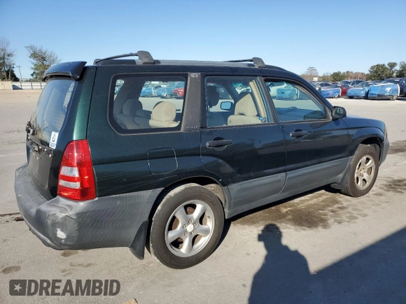 2003 Subaru Forester X with VIN JF1SG63613H710351, listed as a Copart auction lot 88454765 with 132,679 mi miles and Salvage Title. Bid and sale history available at DreamBid. Image 3.