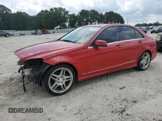 2010 Mercedes-Benz C 300 Sport with VIN WDDGF5EB9AR107992, listed as a Copart auction lot 57321075 with 225,636 mi miles and Salvage title. Bid and sale history available at DreamBid. Image 1.