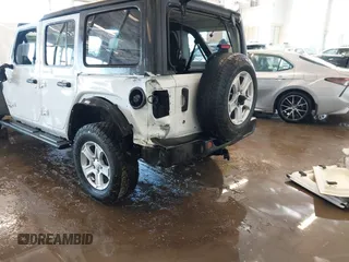 2019 Jeep Wrangler Unlimited Sport S with VIN 1C4HJXDG1KW577779, listed as a IAAI auction lot 41289068 with 126,011 mi miles and . Bid and sale history available at DreamBid. Image 6.