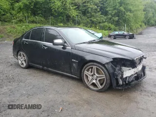 2009 Mercedes-Benz C 63 AMG with VIN WDDGF77X89F299732, listed as a Copart auction lot 57560915 with 116,839 mi miles and Salvage title. Bid and sale history available at DreamBid. Image 4.
