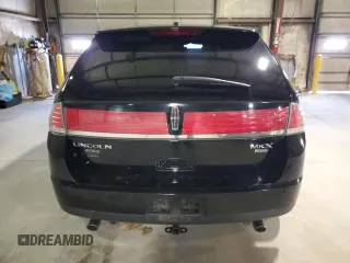 2008 Lincoln MKX with VIN 2LMDU88C98BJ12745, listed as a Copart auction lot 50381385 with 124,532 mi miles and Salvage Title. Bid and sale history available at carsss.com. Image 6.