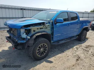 2022 Chevrolet Colorado 4WD ZR2 with VIN 1GCGTEEN8N1213027, listed as a Copart auction lot 69222374 with 27,010 mi miles and Salvage Title. Bid and sale history available at carsss.com. Image 1.