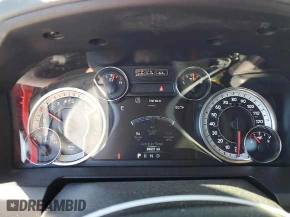 2019 Ram 1500 Classic Lone Star with VIN 1C6RR6LT8KS516319, listed as a Copart auction lot 47806235 with 88,537 mi miles and Salvage Title. Bid and sale history available at carsss.com. Image 9.