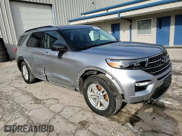 2022 Ford Explorer XLT with VIN 1FMSK8DH2NGB06154, listed as a Copart auction lot 45265545 with 93,803 mi miles and Salvage Title. Bid and sale history available at DreamBid. Image 11.