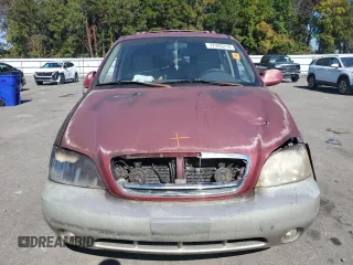 2003 Kia Sedona LX with VIN KNDUP131636364111, listed as a Copart auction lot 77393214 with 0 mi miles and Salvage Title. Bid and sale history available at carsss.com. Image 5.